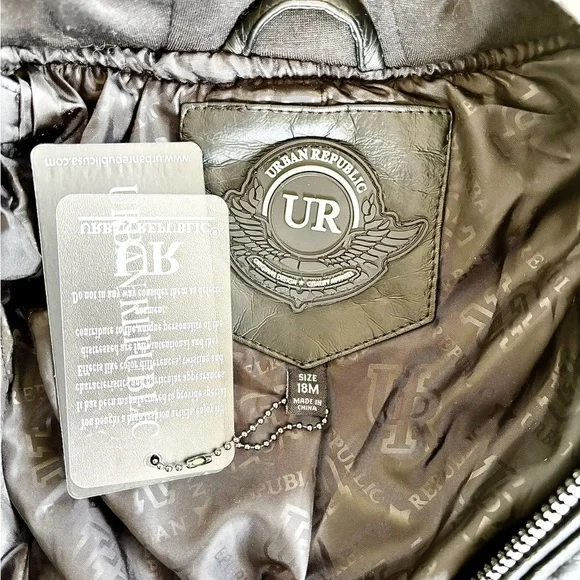 Toddler Leather Jacket - Size 18 Months - Picture 7 of 7